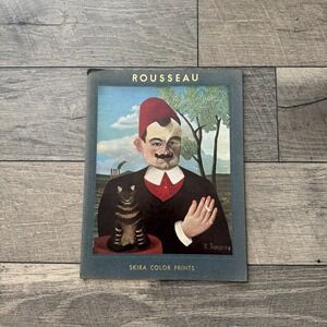 VTG 1966 Henri Rousseau Skira Color Prints Color Plates Art Set of 6 Switzerland
